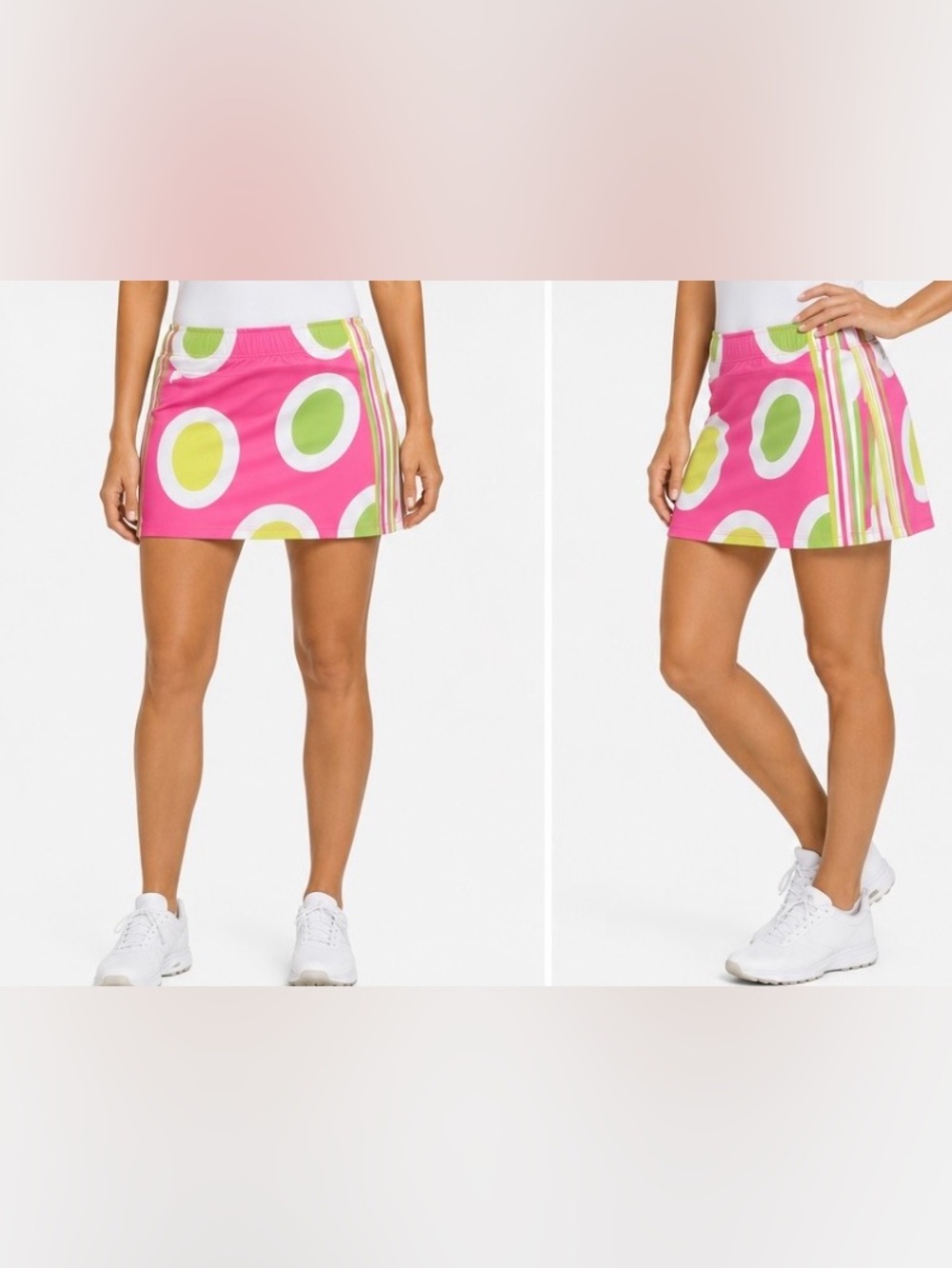 Gretchen Scott tennis skirt shrimp Sz M EXCELLENT